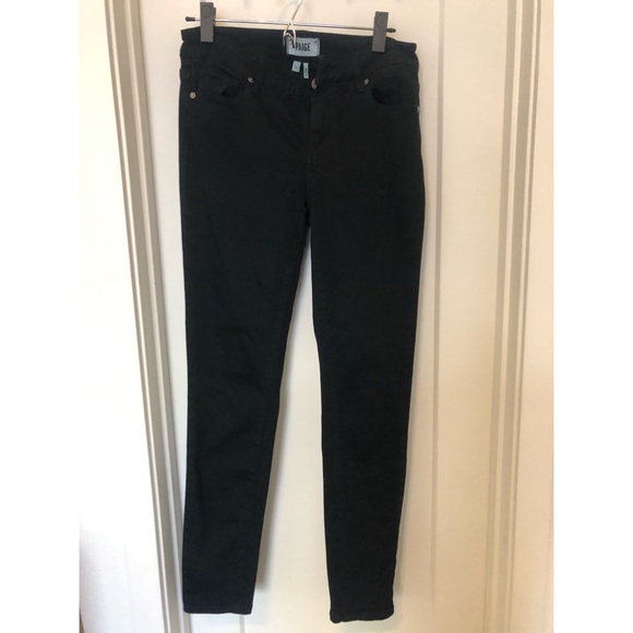 Paige Verdugo Ultra Skinny Jeans in Black - Picture 2 of 2